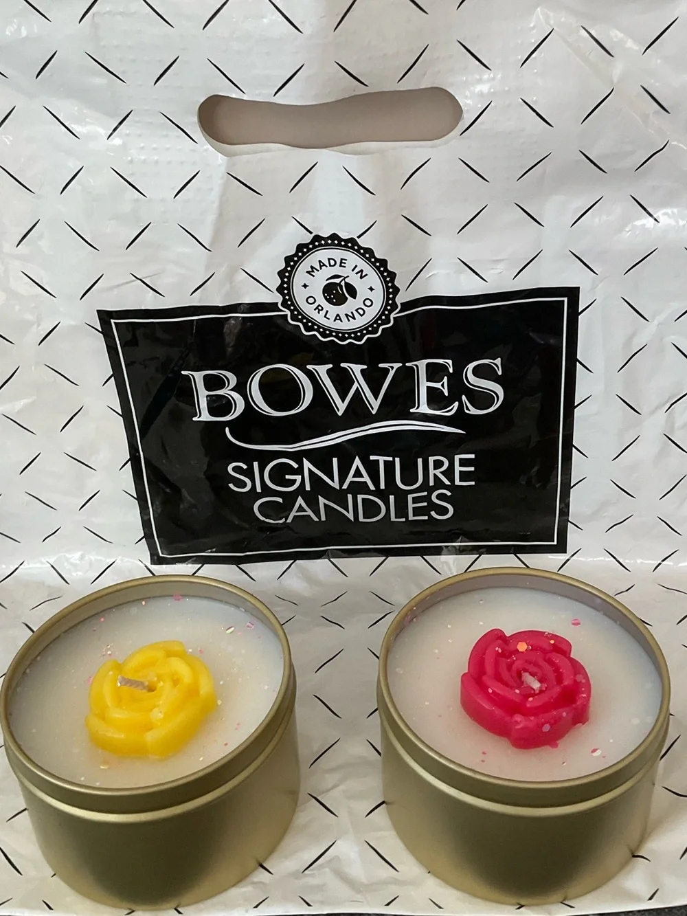 Bowes Signature Candles 2 Candles NEW